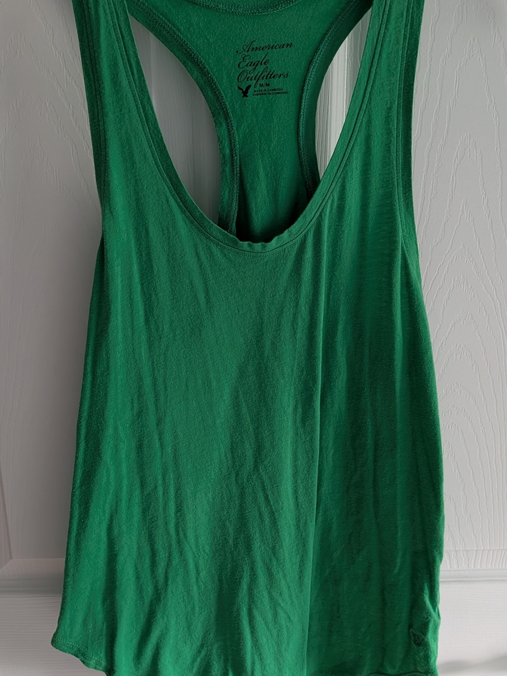 American Eagle Outfitters Women’s Green Racerback Tank Top